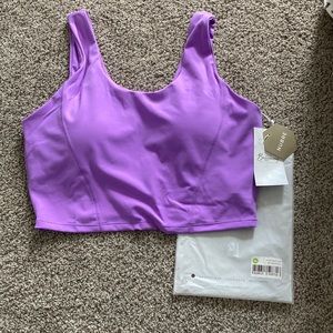 Buffbunny Crystal Crop NWT lotus color XL
